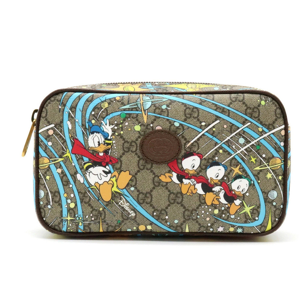 Gucci GG Supreme Disney Donald Duck Belt Bag Body Beige Cream
